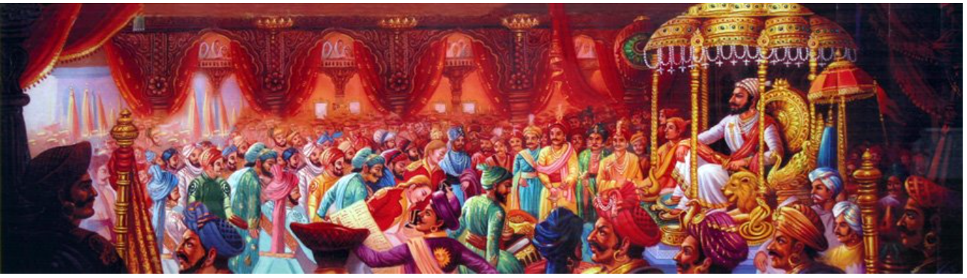 Chhatrapati Shivaji Maharaj Rajyabhishek ceremony Canvas Print