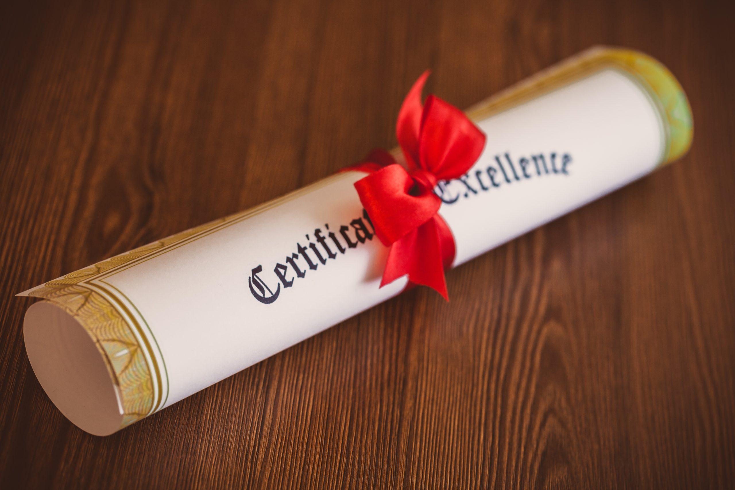 How to Boost Employee Moral using Certificates